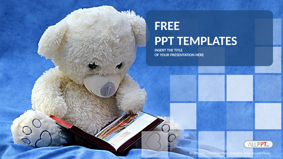 teddybaer-liest-ein-buch-powerpoint-templates-widescreen.png