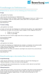 telefoninterview-formulierungen-vorlage