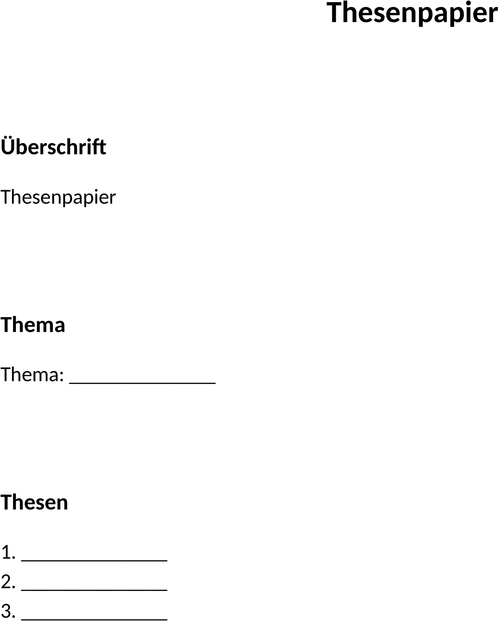 Thesenpapier im Word-Format