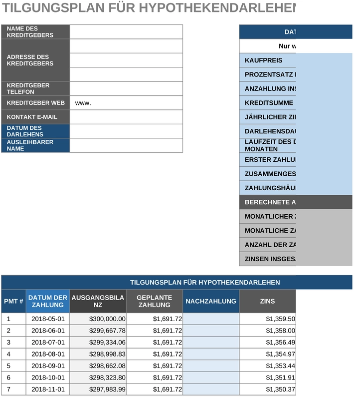 tilgungsplan-fuer-hypothekendarlehen-in-excel