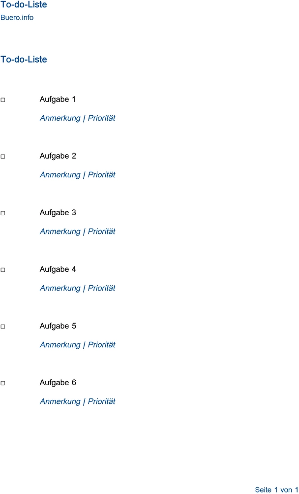 to-do-liste-vorlage-fuer-word