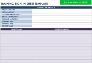 training-sign-in-sheet-vorlage