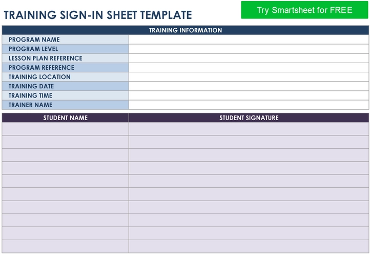 training-sign-in-sheet-vorlage