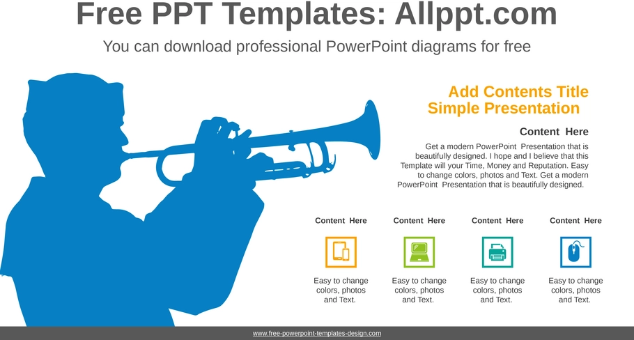 trompeter-praesentation-powerpoint-vorlage