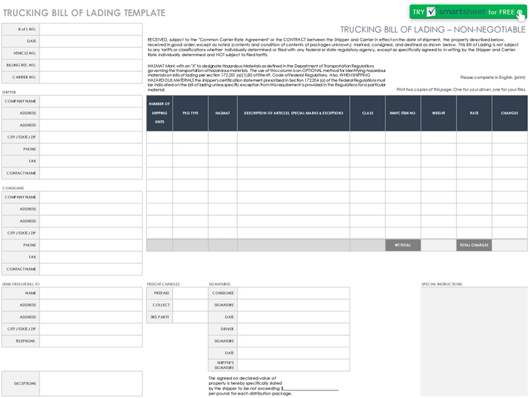 trucking-bill-of-lading-vorlage