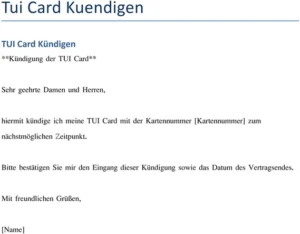 tuicard-kuendigung-vorlage-brief-korrekt-aufsetzen