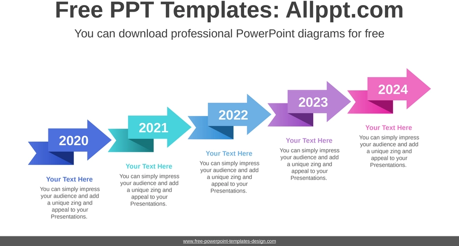 twisted-paper-arrows-powerpoint-vorlage