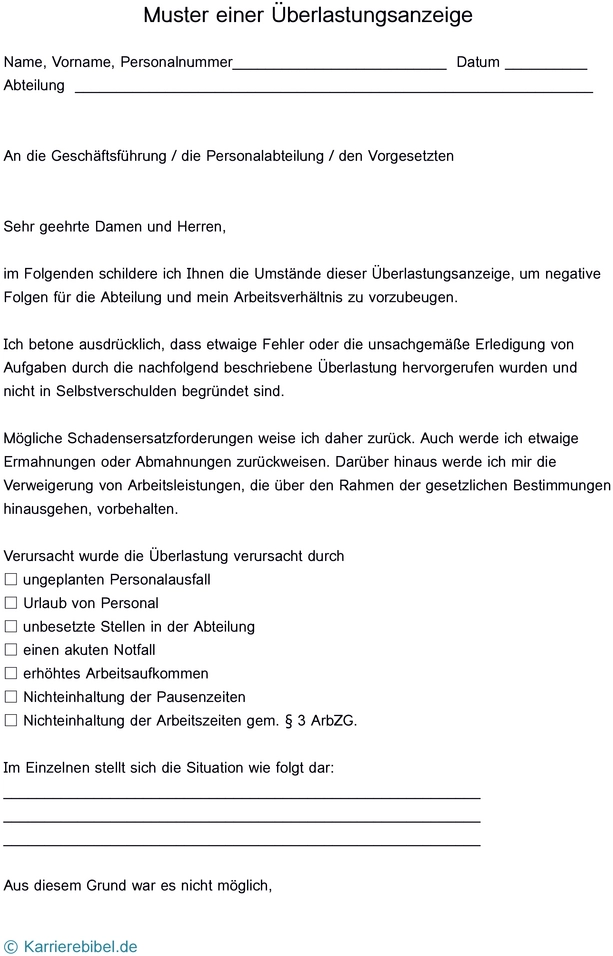 ueberlastungsanzeige-muster-vorlage