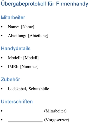 uebernahmeprotokoll-firmenhandy