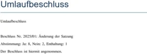 umlaufbeschluss-mit-abstimmung-und-dokumentation