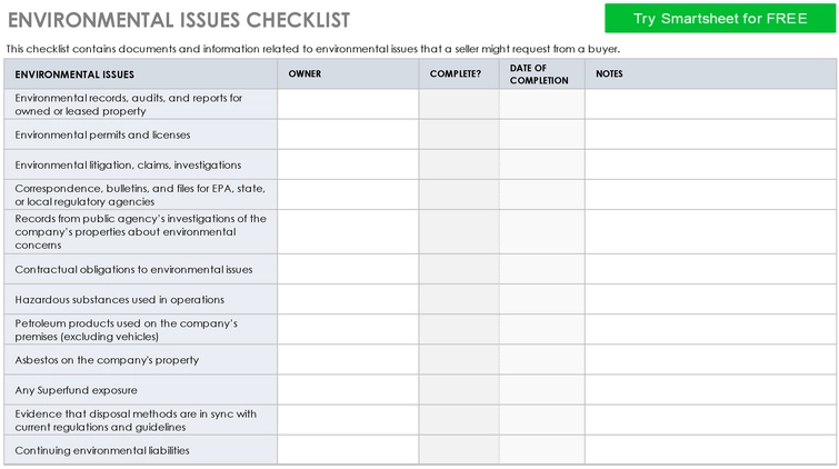 umweltprobleme-checkliste-vorlage