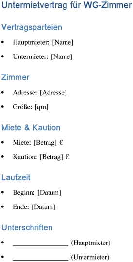 untermietvertrag-fuer-wg-zimmer-arten-und-anwendungen