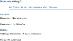 untermietvertrag-vorlage-fuer-die-untervermietung