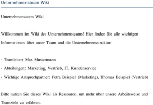 unternehmenswiki-teamorganisation-uebersicht-infos-ansprechpartner
