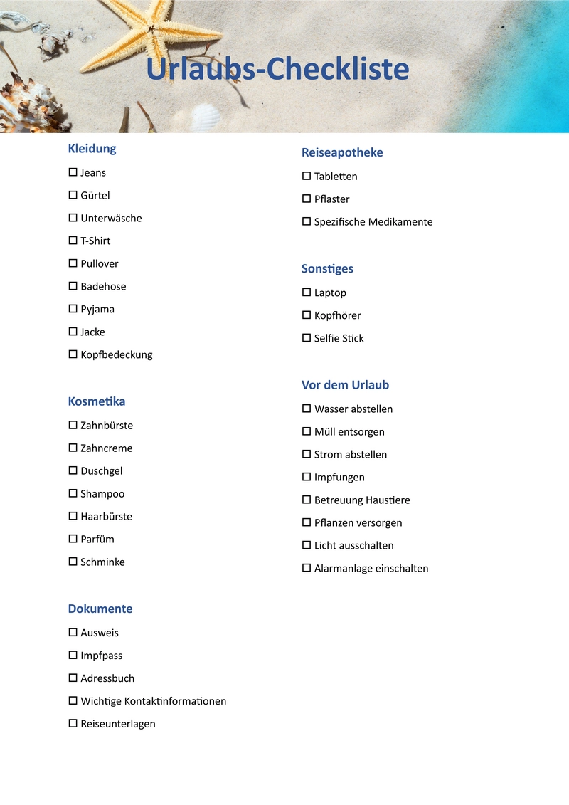 urlaubs-checkliste-vorbereitung-vor-der-reise