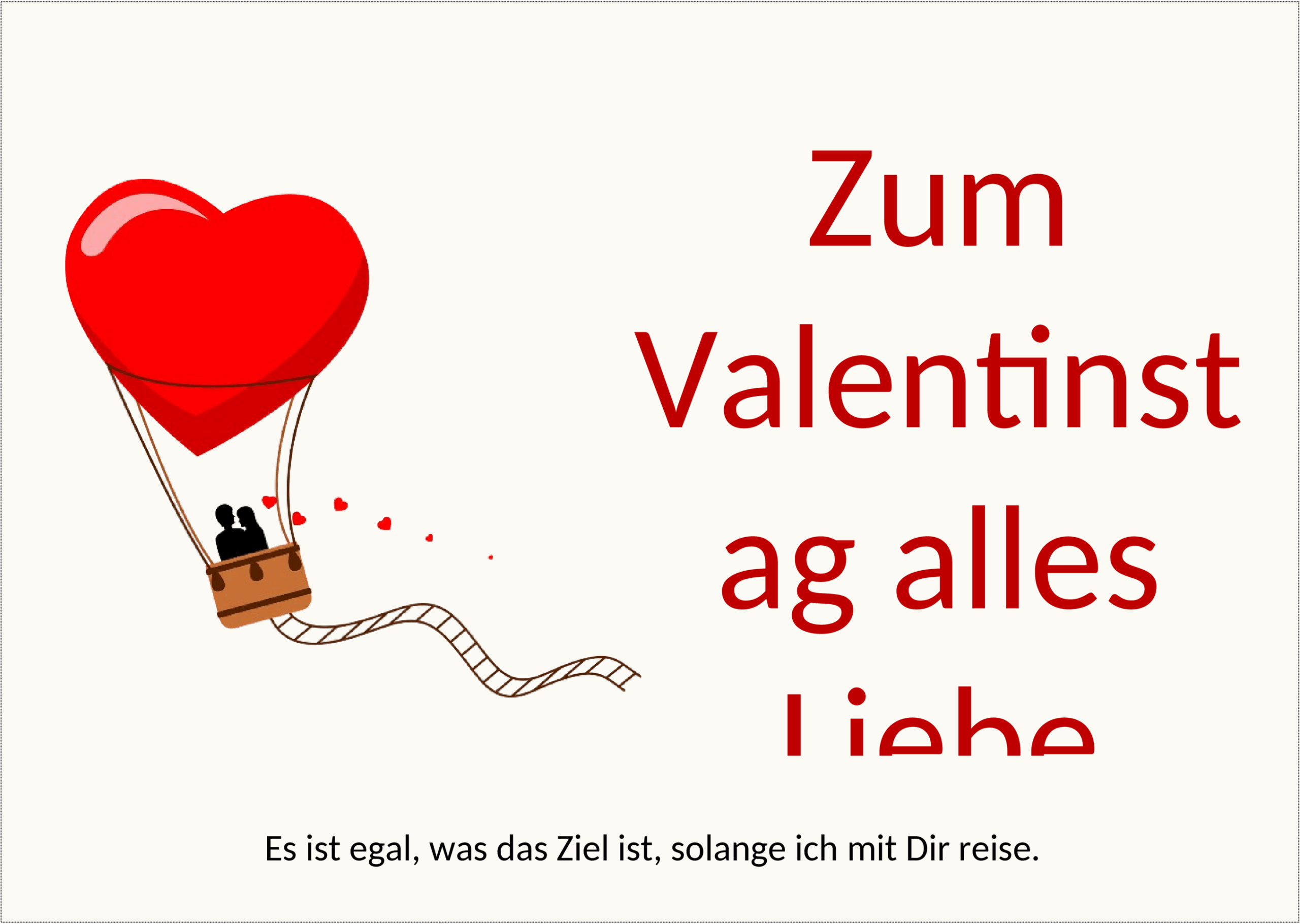 Valentinstag-Karte-Word-Vorlage