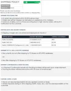 versandrichtlinien-vorlage-fuer-online-shops