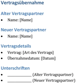 vertraege-und-recht-vertragsuebernahme-vorlage
