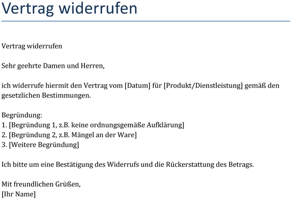 vertrag-widerrufen-muster-vorlage