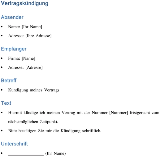 vertragskuendigung-vorlage-fuer-eine-klare-kuendigung