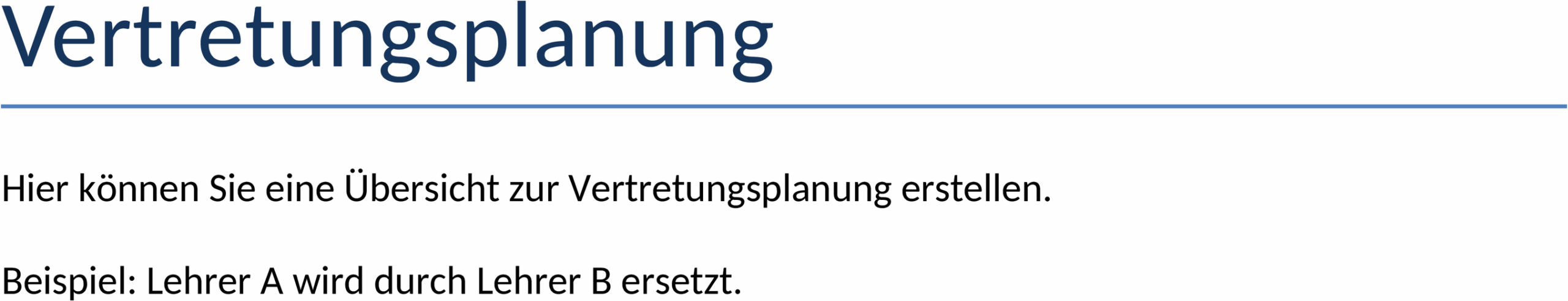 Vertretungsplanung Word Vorlage