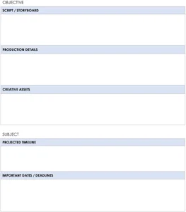 video-production-request-form-vorlage