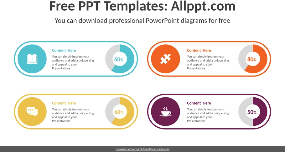 vier-donut-diagramme-ppt-diagram.png