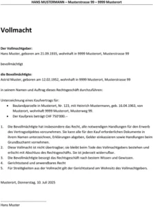 vollmacht-vorlage-fuer-rechtsgeschaefte