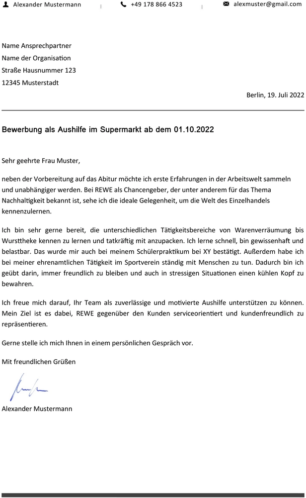 vorlage-bewerbung-aushilfe-supermarkt