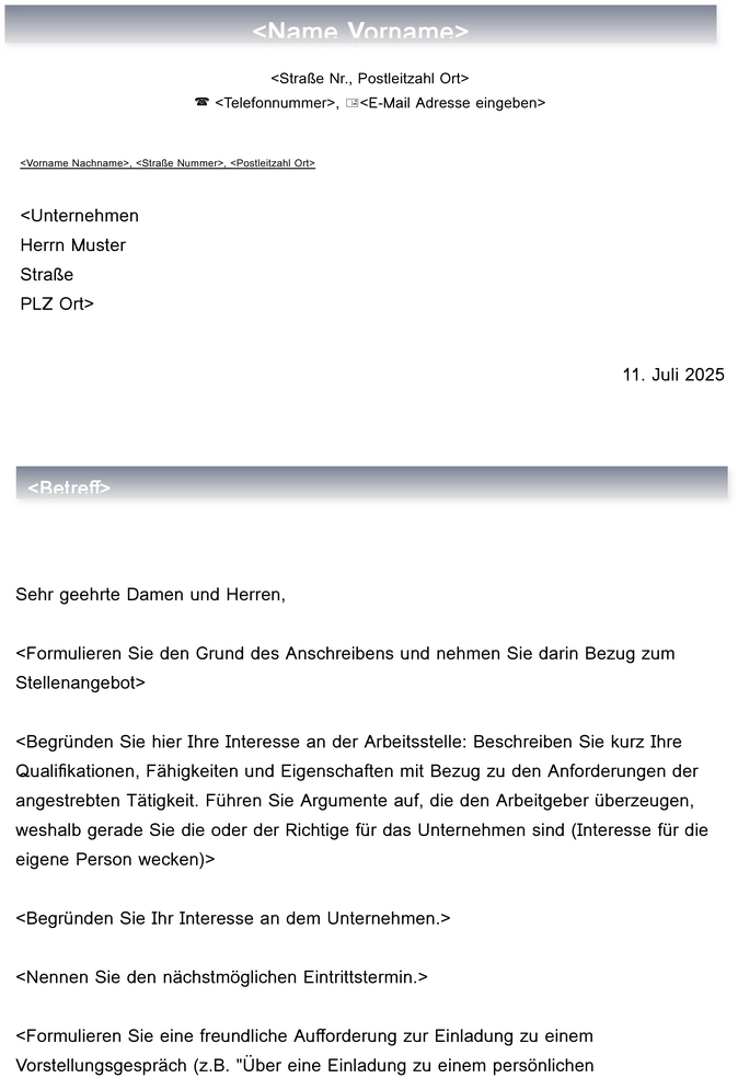 vorlage-bewerbung-und-lebenslauf