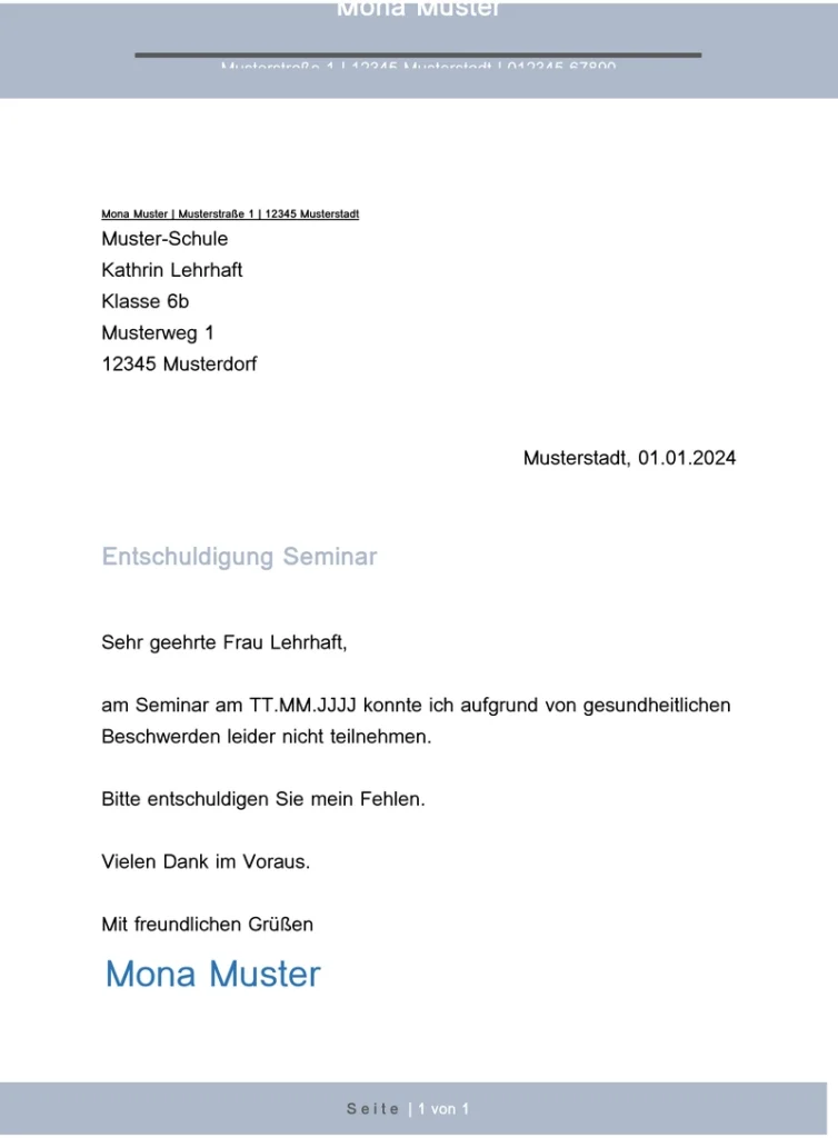 vorlage-entschuldigung-seminar-gesundheit