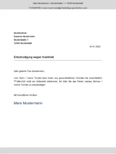 vorlage-entschuldigung-wegen-krankheit