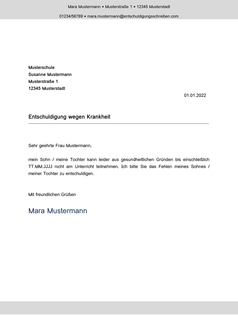vorlage-entschuldigung-wegen-krankheit