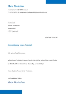 vorlage-entschuldigung-wegen-todesfall