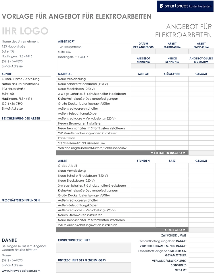 vorlage-fuer-angebote-fuer-elektroarbeiten