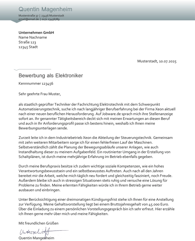 vorlage-fuer-bewerbung-als-elektroniker