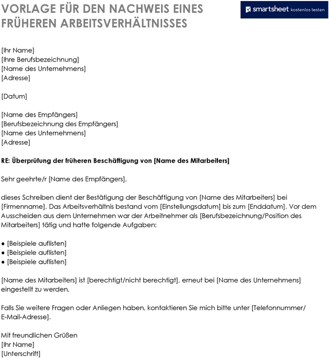 vorlage-fuer-den-nachweis-eines-frueheren-arbeitsverhaeltnisses