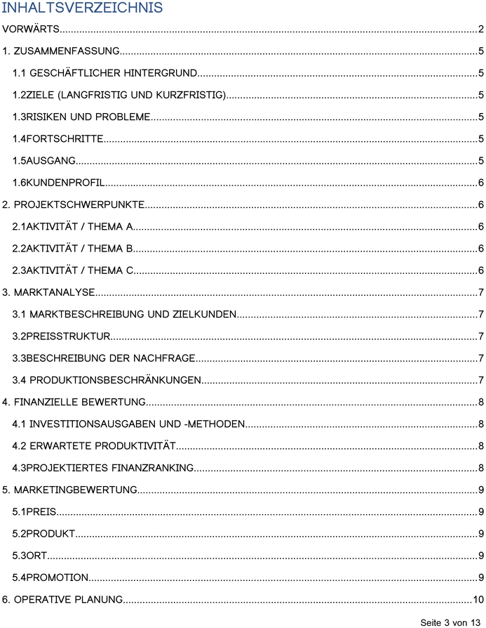 vorlage-fuer-geschaeftsprojektberichte-word