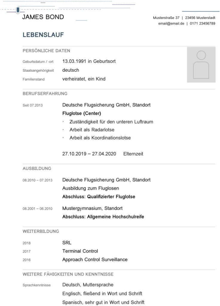vorlage-fuer-lebenslauf-strukturierte-gestaltung-fuer-bewerbungen