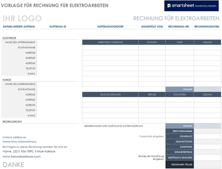 vorlage-fuer-rechnung-fuer-elektroarbeiten