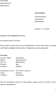 vorlage-kirchenaustritt-austritt-christkatholische-kirche
