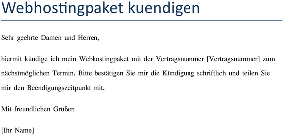 webhostingpaket-kuendigen-vorlage