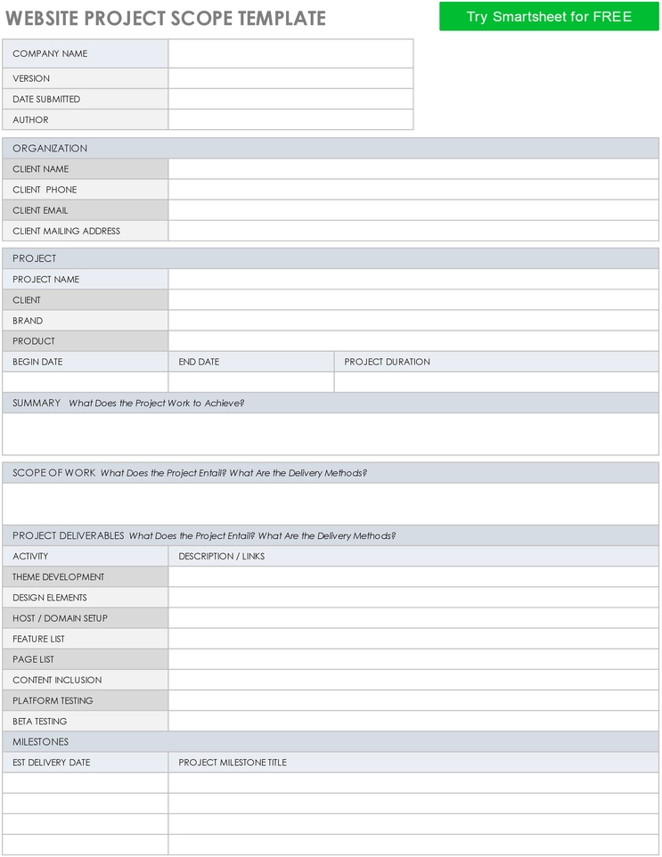 website-projektumfang-vorlage-fuer-effizientes-projektmanagement