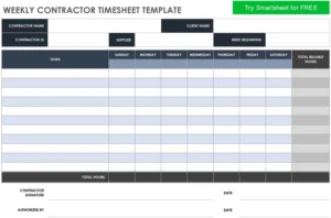 weekly-contractors-timesheet-vorlage