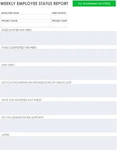 weekly-employee-status-report