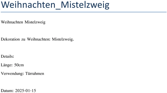weihnachten-mistelzweig-dekorationsplanung