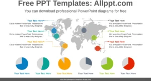weltkarte-und-tortendiagramm-powerpoint-vorlage