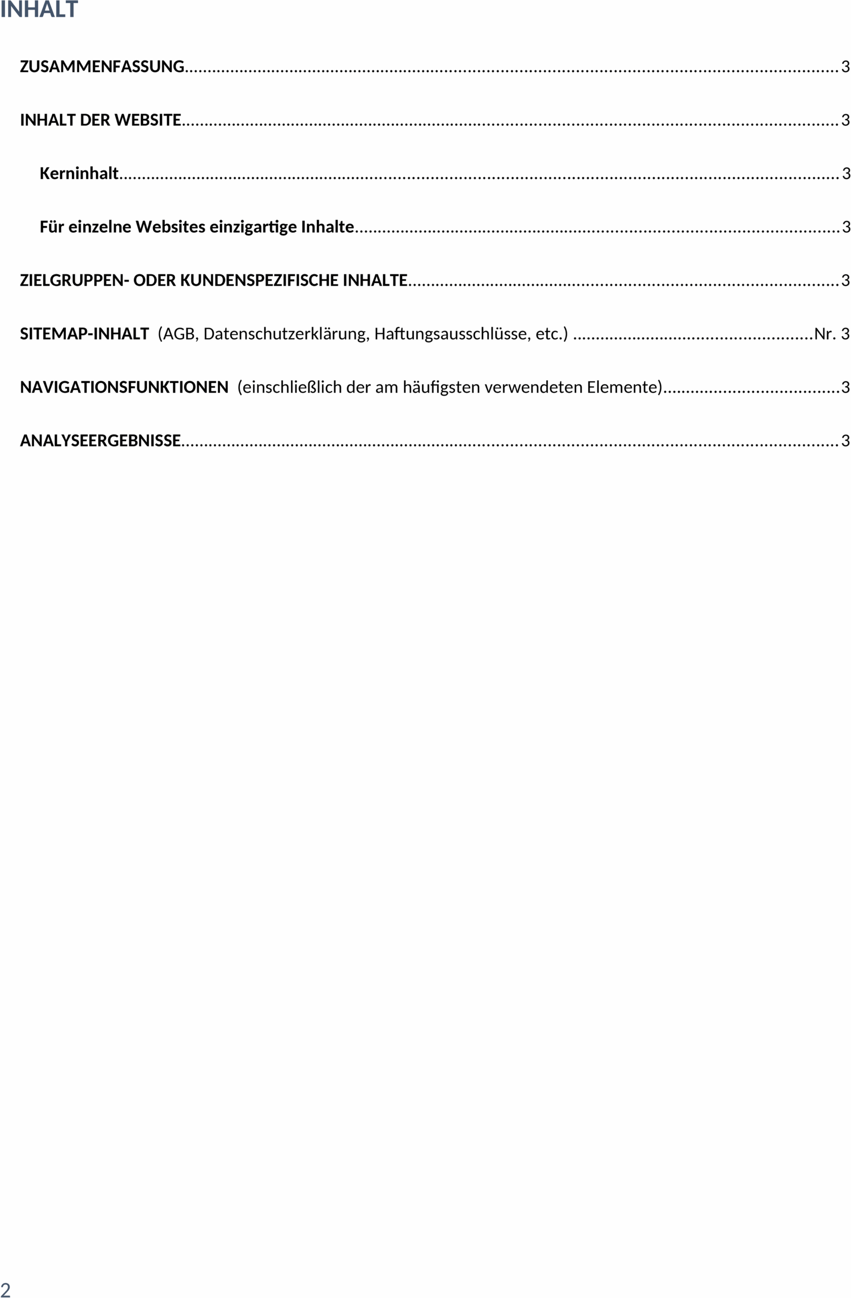 Word-Vorlage Wettbewerbsanalyse Bericht