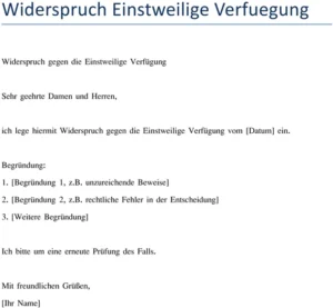 widerspruch-einstweilige-verfuegung