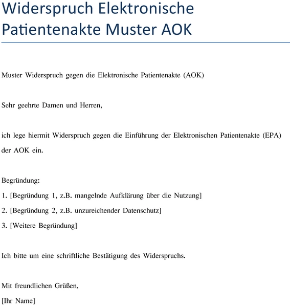 widerspruch-elektronische-patientenakte-muster